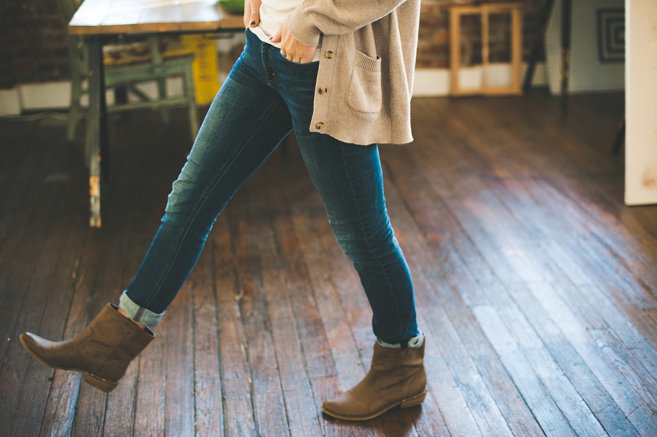Wearing outdoor shoes indoors on hardwood brings in grit and grime, and will shorten the life of hardwood floors.