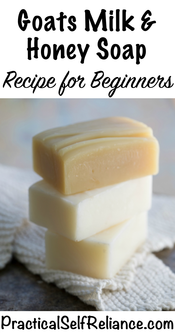 Goats Milk and Honey Soap Recipe #soapmaking #coldprocessedsoap #handmadesoap #naturalsoap #diysoap #soaprecipe #goatsmilksoap #milkandhoney #skincareproducts