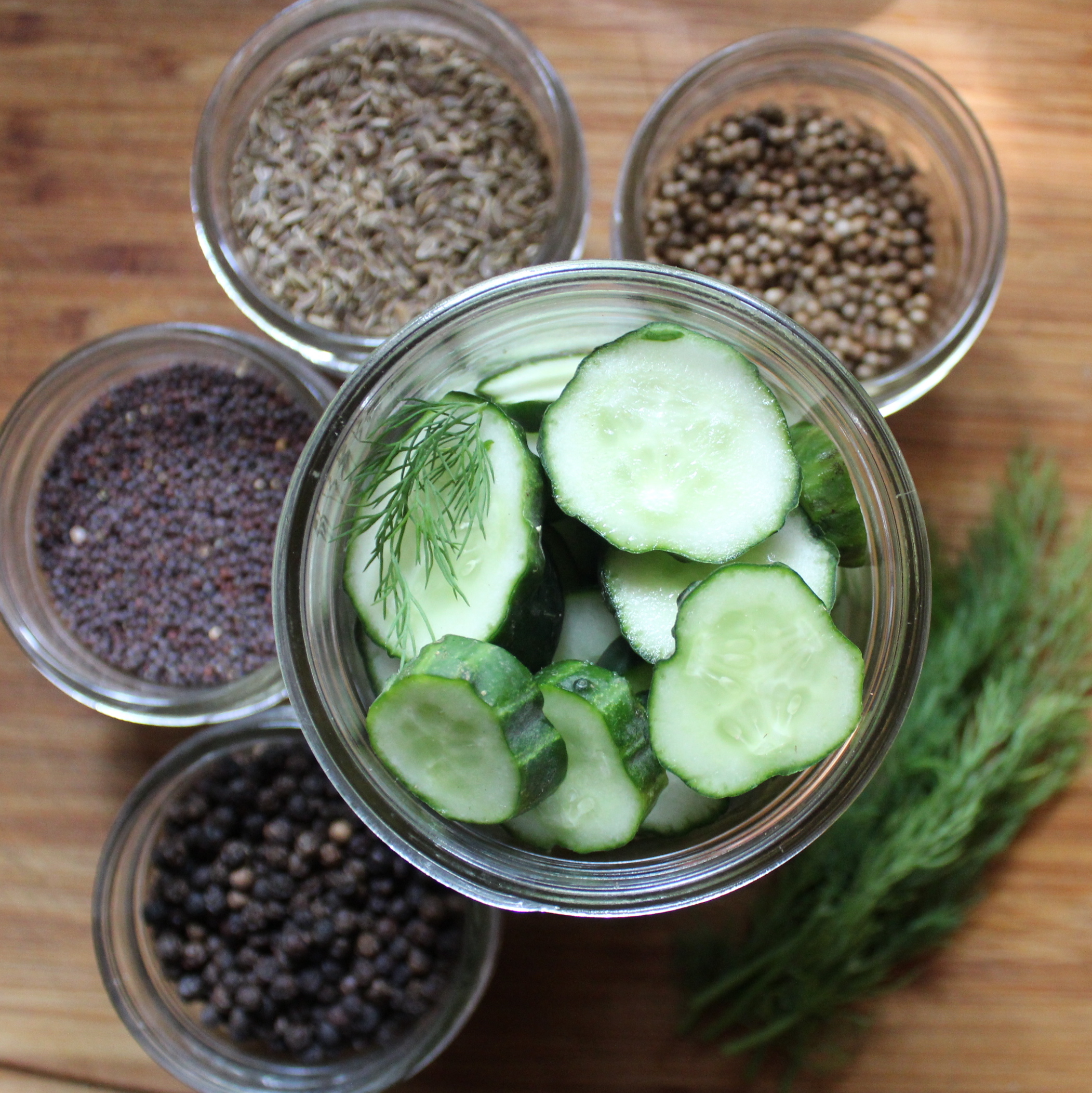 Spices for canning pickles