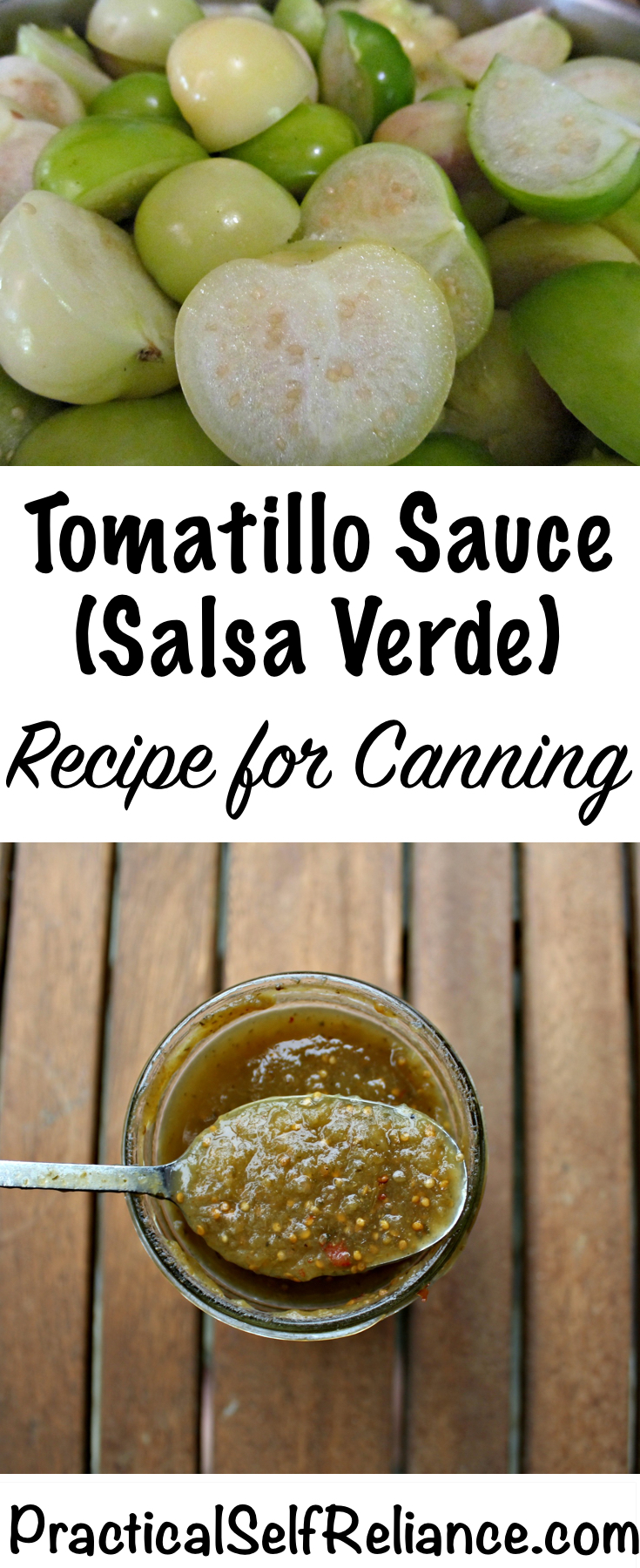 Tomatillo Sauce Recipe for Canning