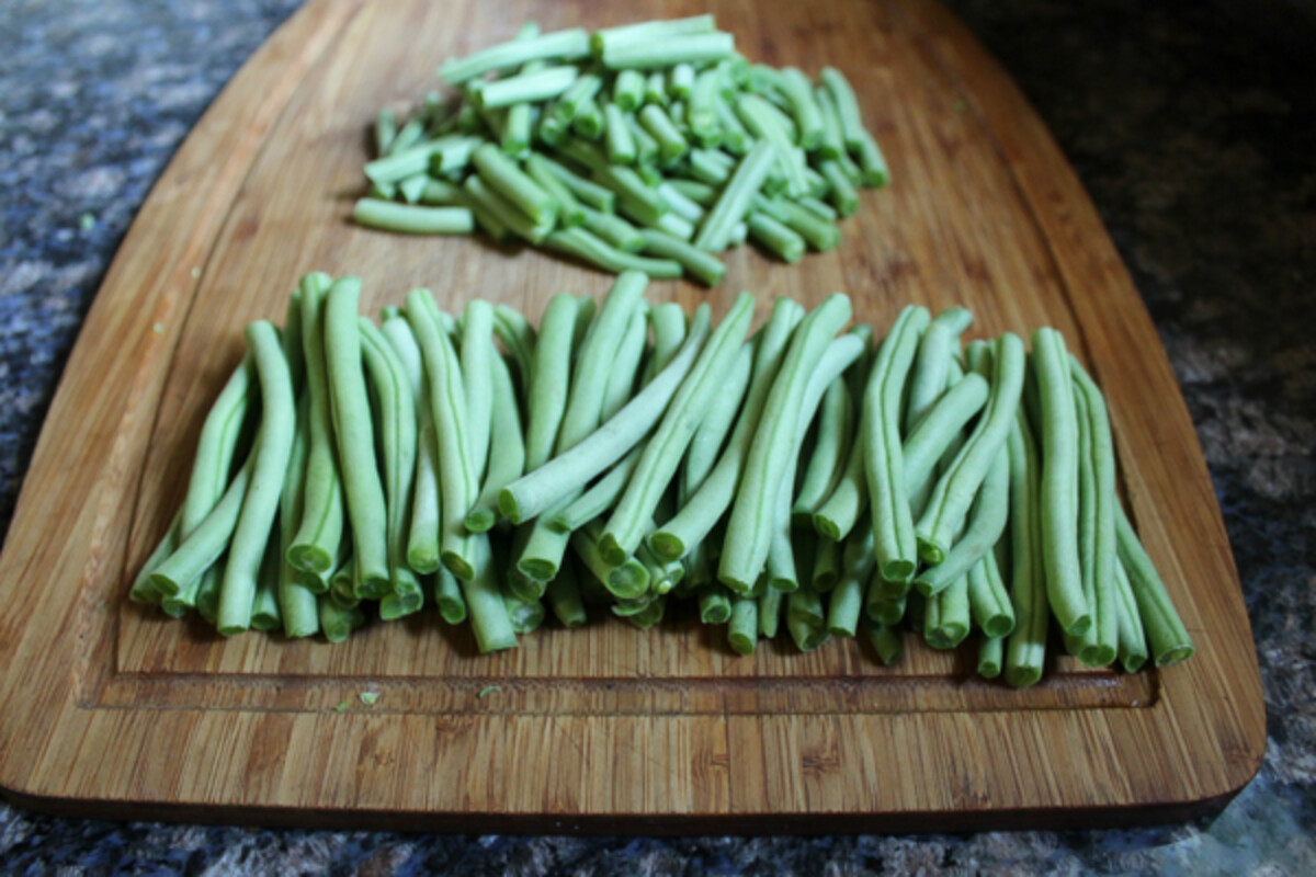 Green Beans Chopped for Canning