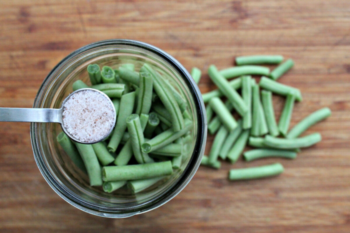 Canning Green Beans - Raw Pack Method