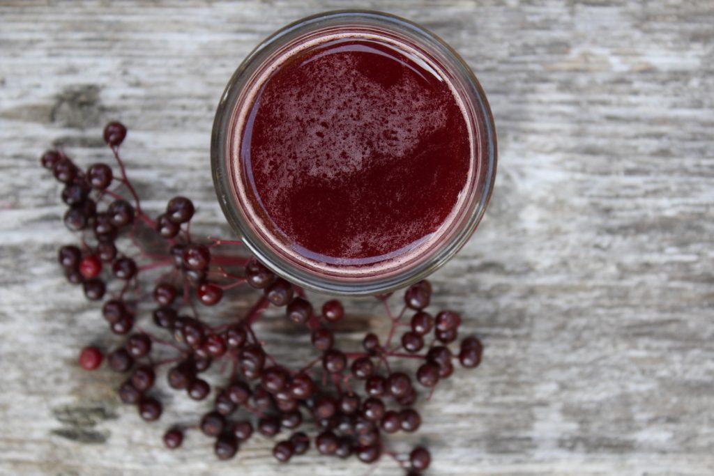 Elderberry Oxymel (Elderberry Syrup)