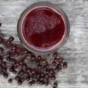 Elderberry Oxymel (Elderberry Syrup)