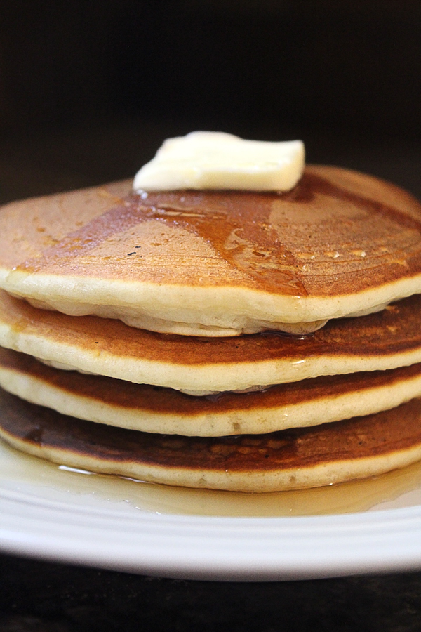 Pancakes from Just add Water mix