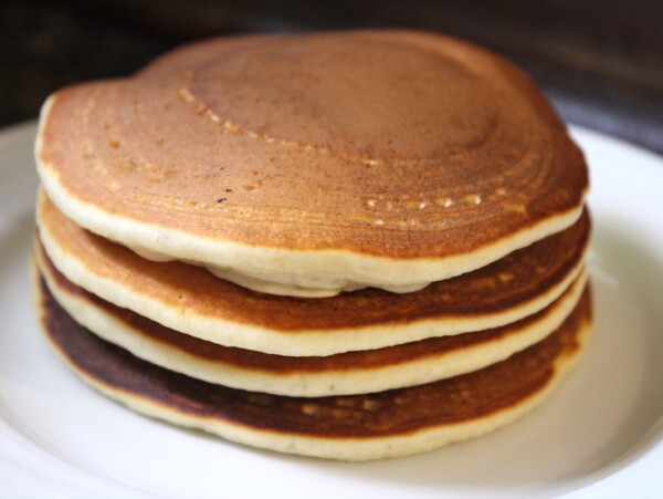 Pancakes from homemade just add water mix