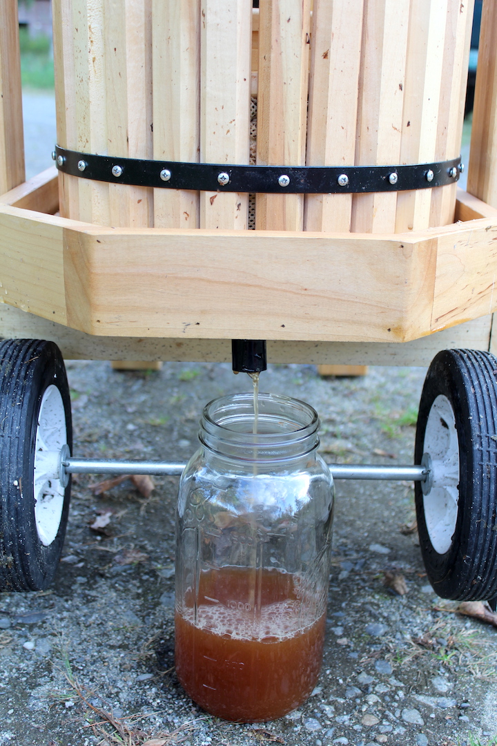 Double Barrel Cider Press Yield