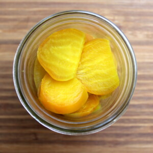 Pickled Golden Beets - Recipe for Canning