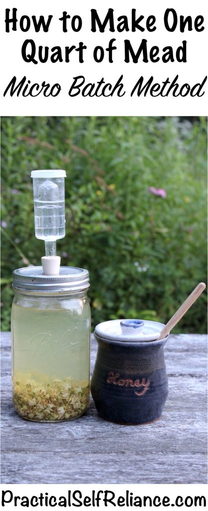 How to Make One Quart of Mead #mead #meadrecipe #homebrew #honeywine #fermentation #fermenteddrinks