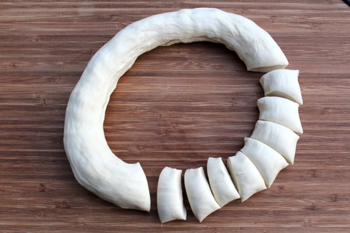 dumpling wrappers cut to size