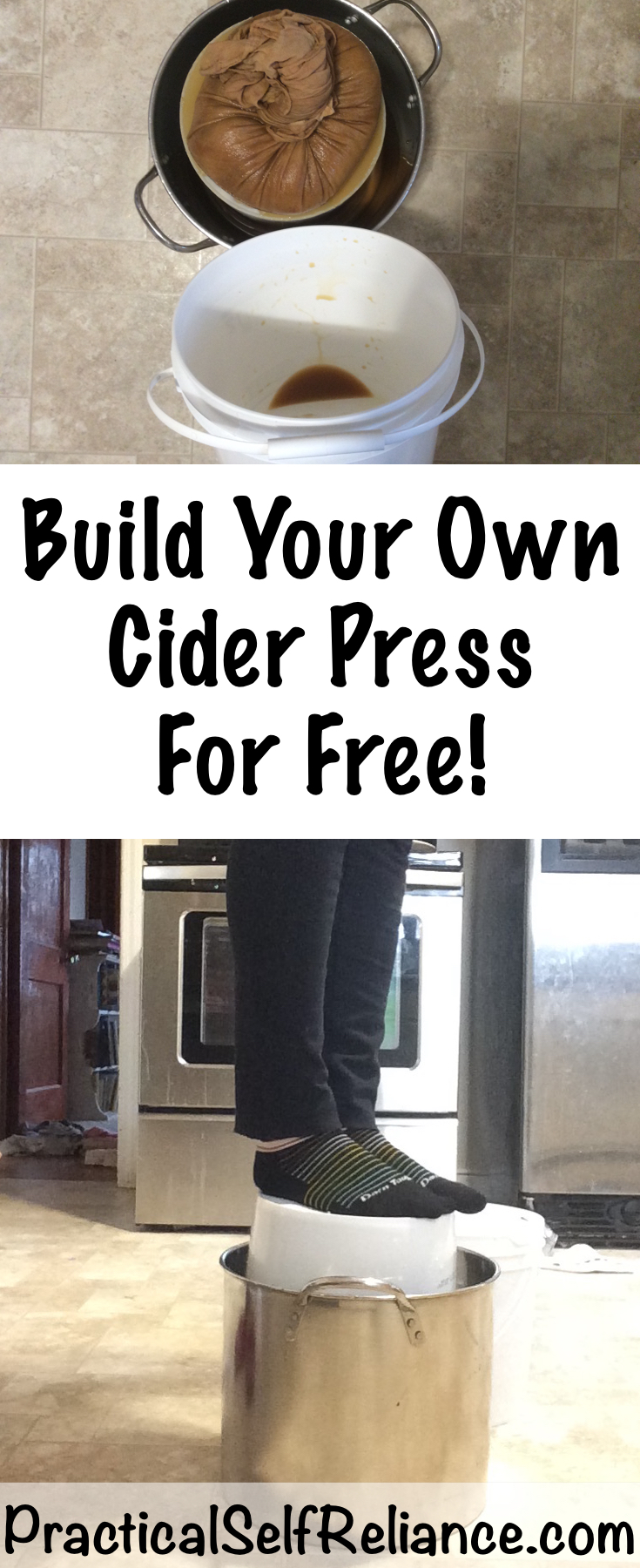 Build Your Own DIY Cider Press for Free #apples #applecider #appleciderpress #homestead #homesteading #selfsufficiency #selfreliant #preparedness