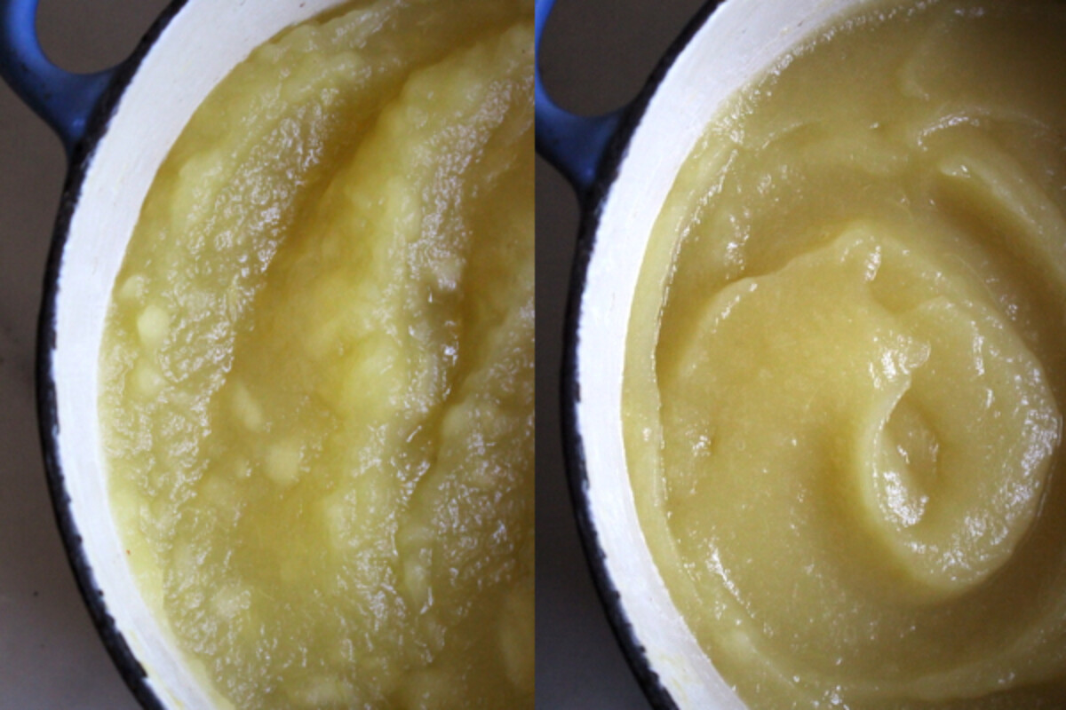 Chunky Applesauce vrs. Smooth Applesauce: Both are fine for canning