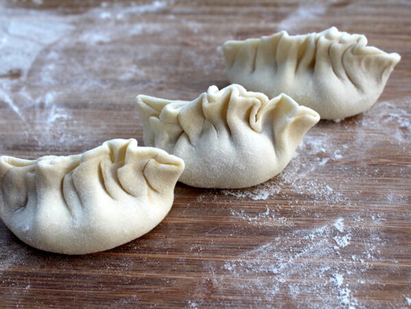 Asian Pork Dumplings Ready to Cook