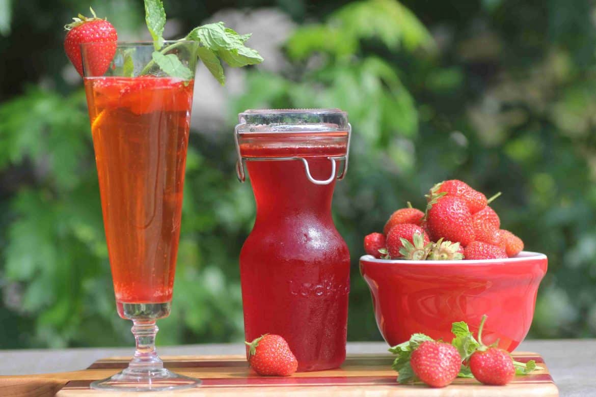 Strawberry Syrup for canning