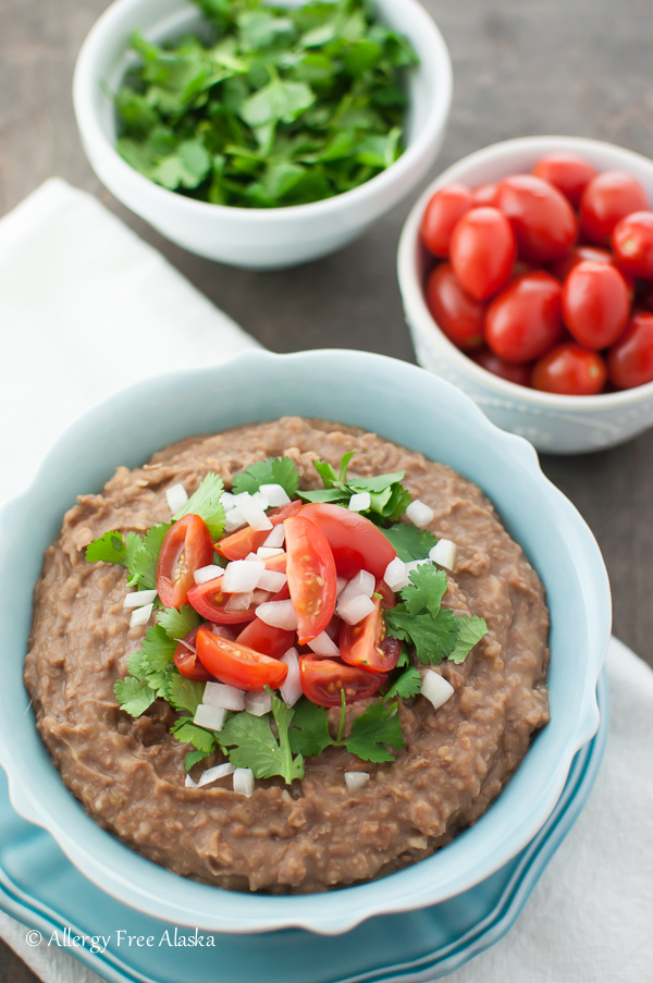 Instant Pot Refried Beans from Allergy Free Alaska
