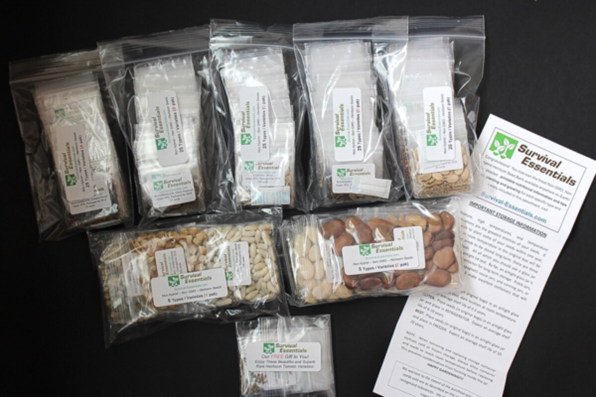 Full Survival Essentials Seed Bank