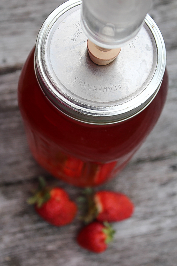 Strawberry Wine Mason Jar