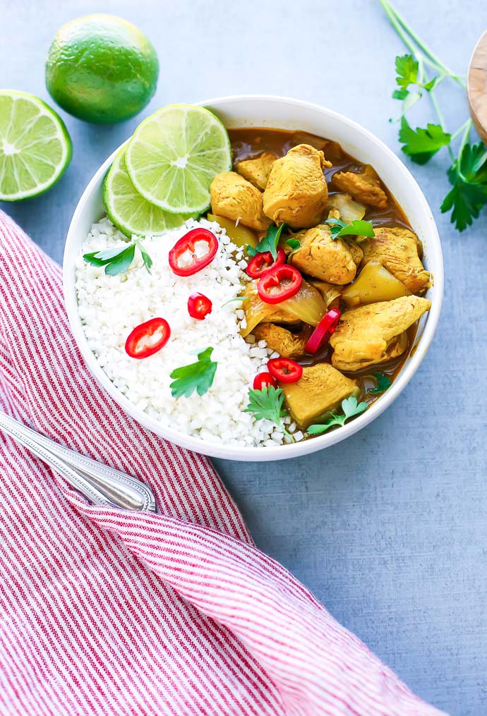 Instant Pot Chicken Curry from Seasonal Cravings