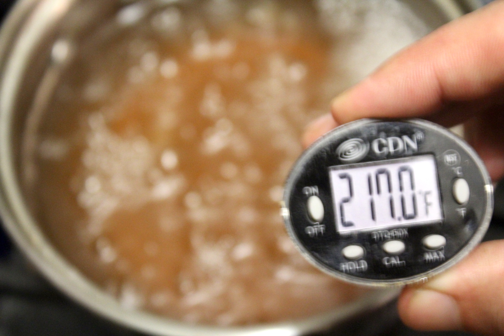finishing maple syrup