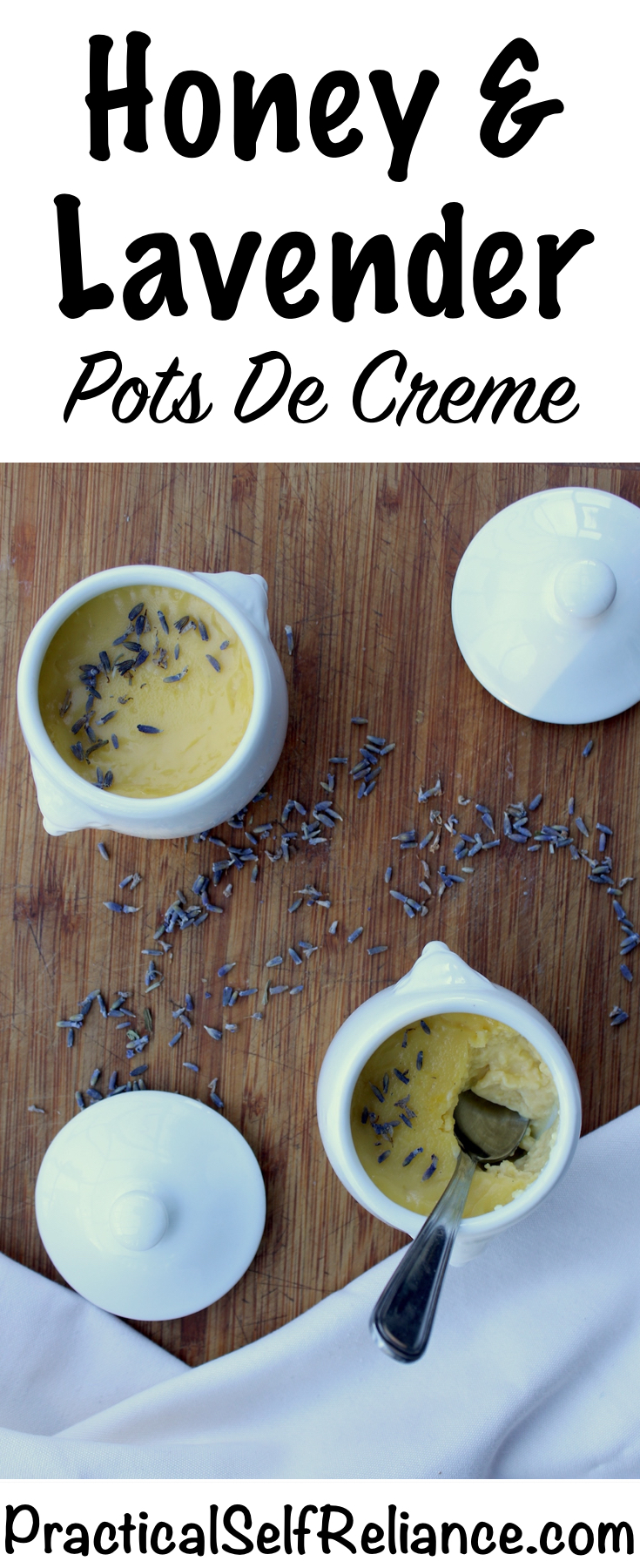 Honey and Lavender Pots De Creme Recipe