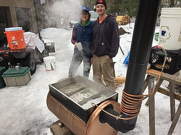 Sapling evaporator for sugar making