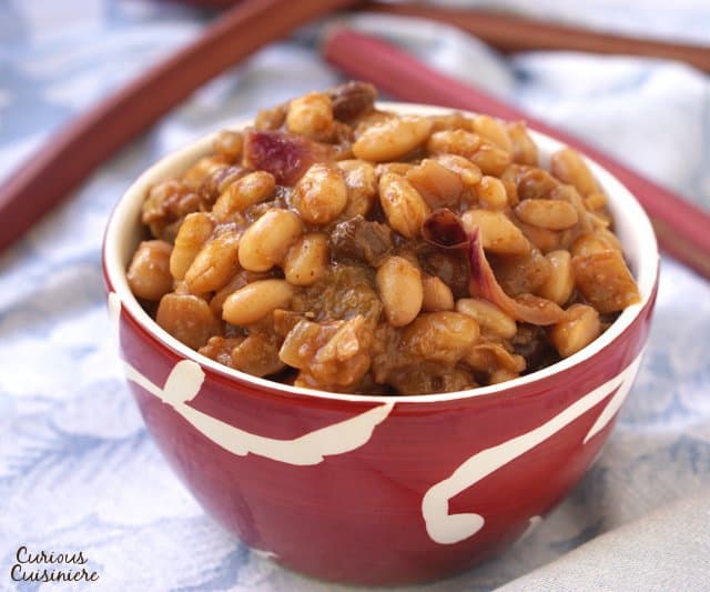 Rhubarb Baked Beans