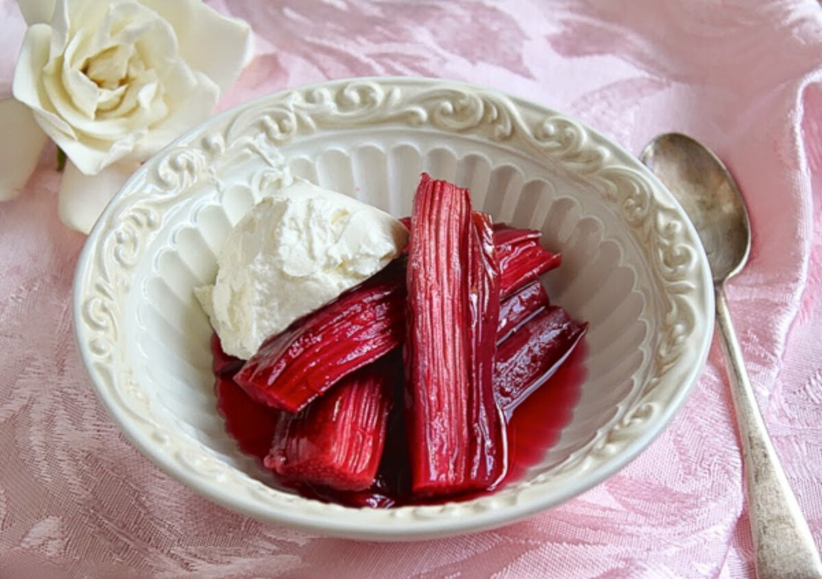 Baked Rhubarb