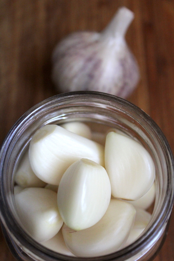 Pressure canning garlic or pickled garlic recipe