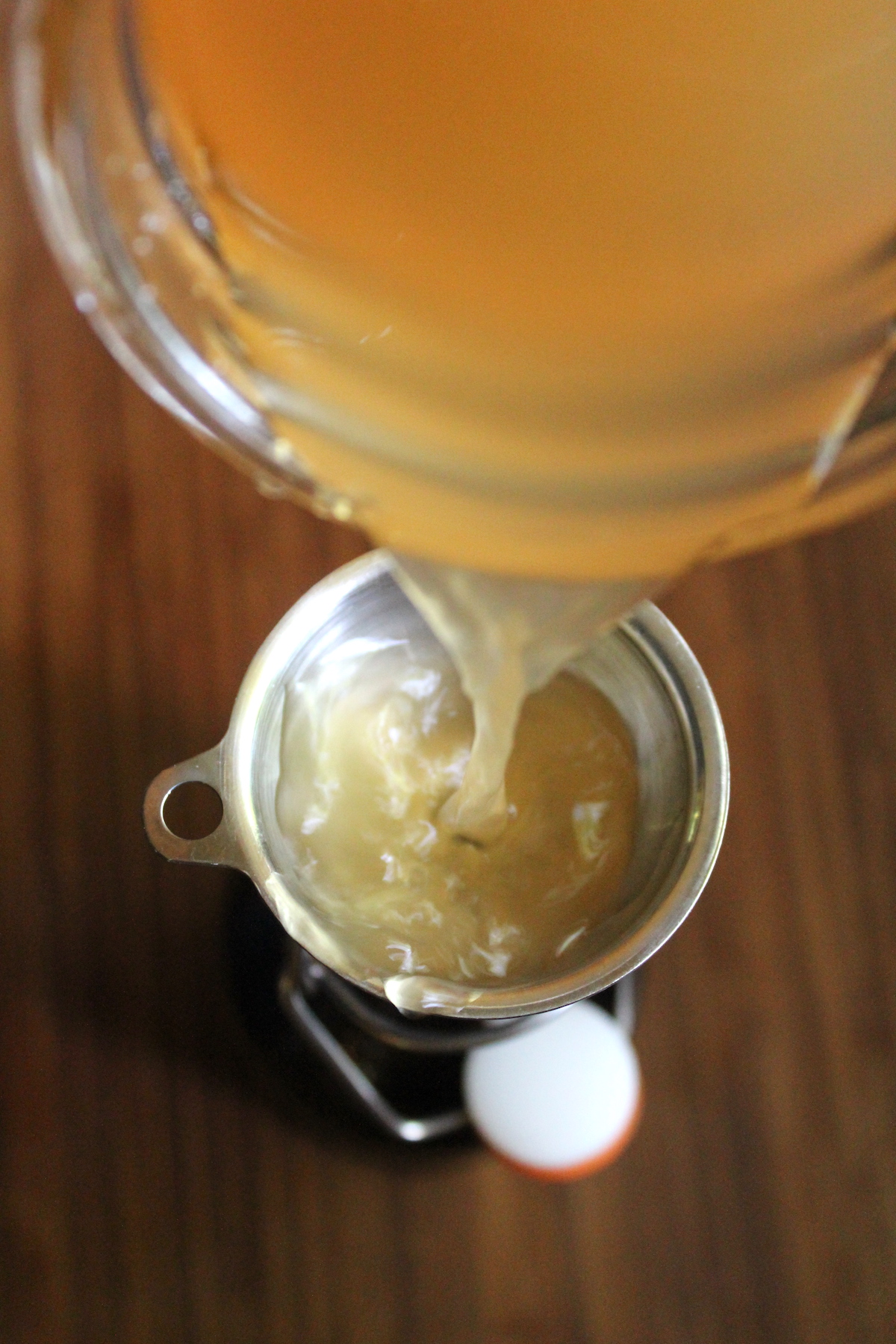 Bottling Rhubarb Mead