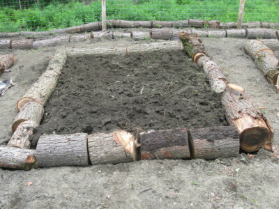 Cordwood Raised Beds