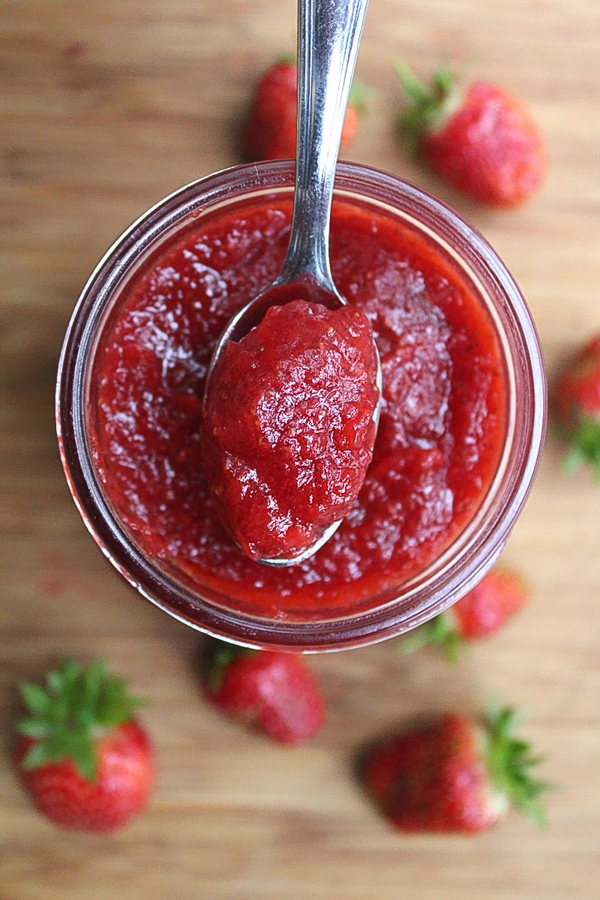 No Sugar Strawberry Jam Recipe (Paleo Strawberry Jam)
