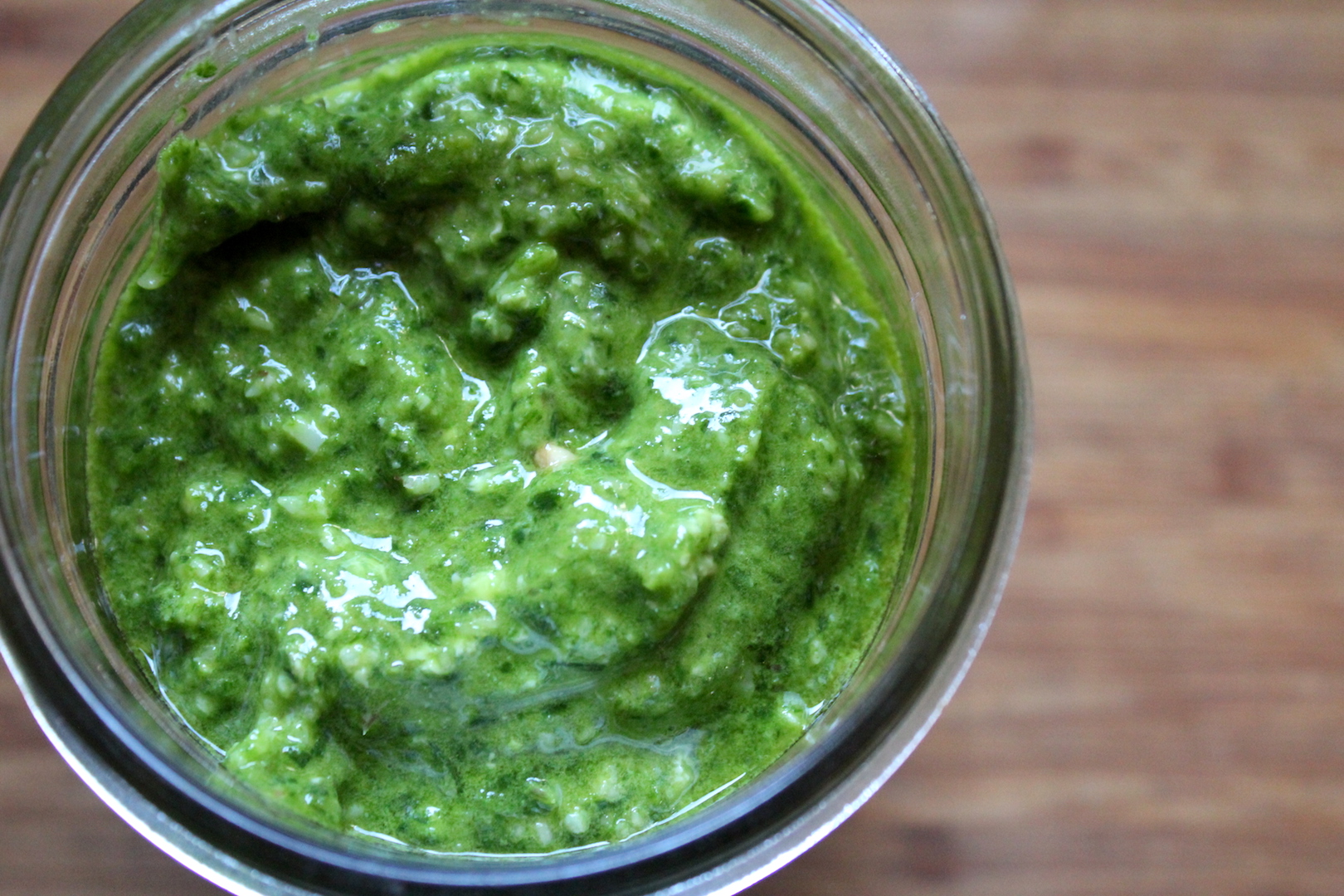 Ramp Pesto with Wild Leeks