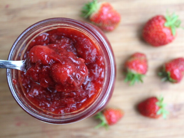 Low Sugar Strawberry Jam