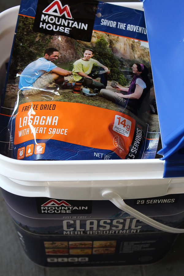 Mountain House Classic Bucket Emergency Food Storage