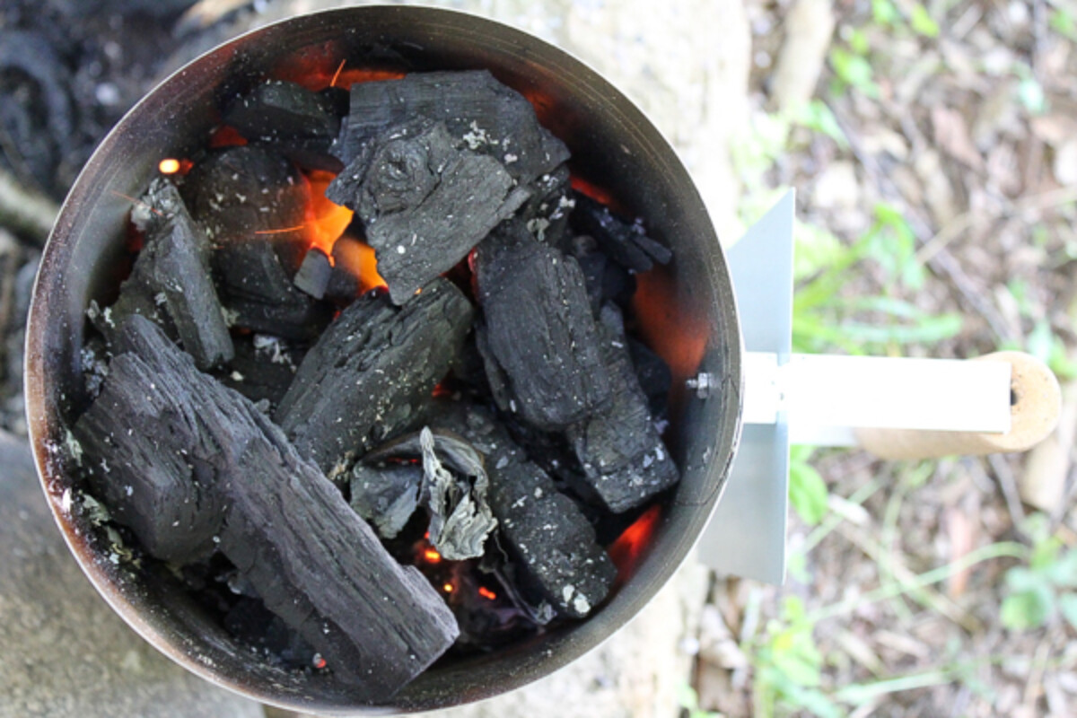 Starting Coals for Dutch Oven