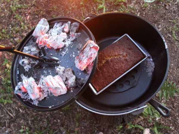 Campfire Baking in a Dutch Oven