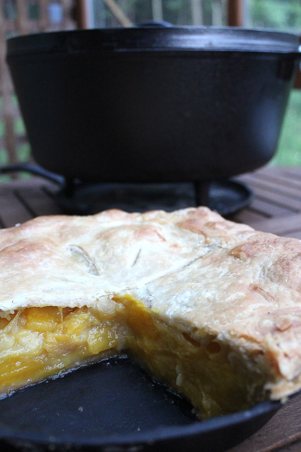 Baking a Pie in a Dutch Oven