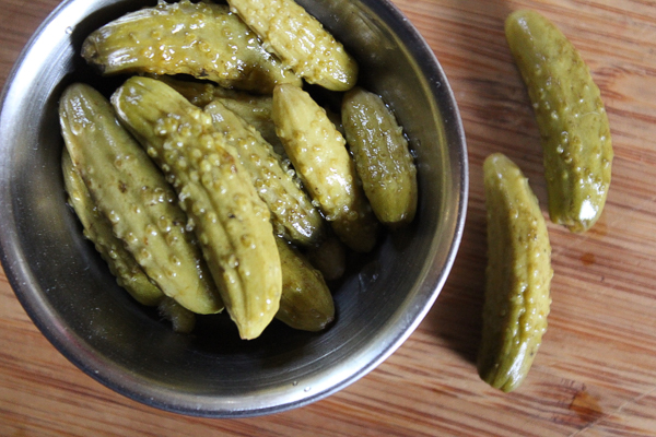 Finished Gherkins