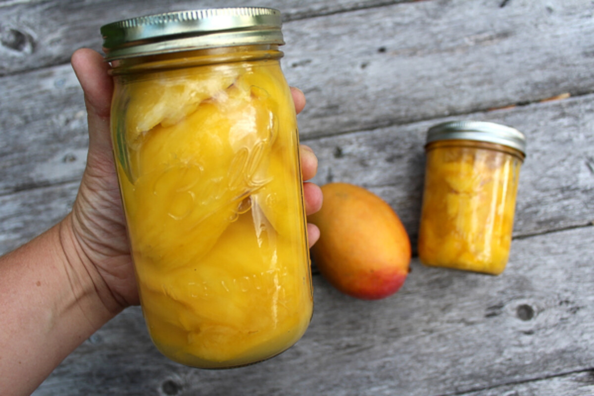 Recipe for Canning Mango at Home