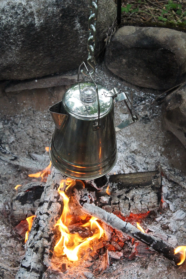 Coffee over a fire