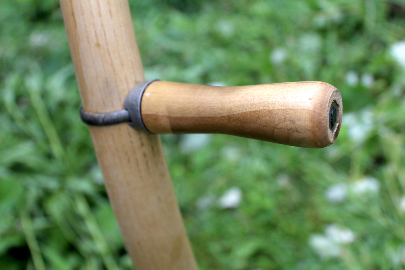 Adjustable Scythe Handle on an American Style Snath
