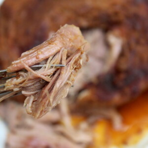 Goat Leg Piece on a Fork