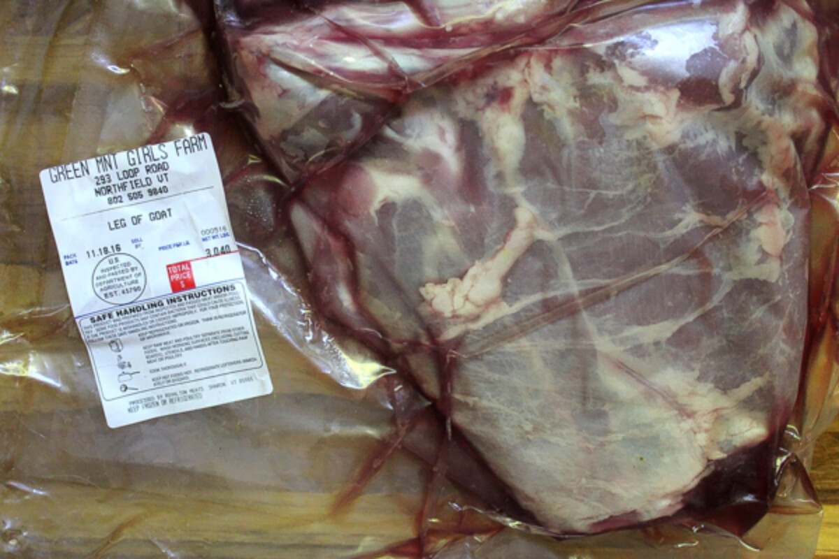 Goat Leg in 3 pound package