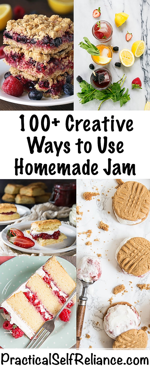 Creative Ways to Use Homemade Jam ~ Recipes Using Jam #jam #recipes #jamrecipes #howtouse #pantry #pantrycleanout