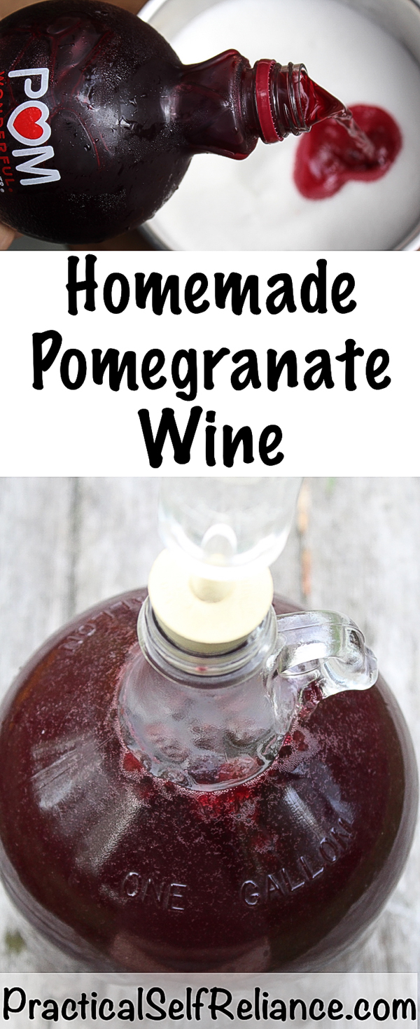 Homemade Pomegranate Wine Recipe #pomegranate #recipe #winemaking #homebrewing #fermentation #drinks #beverages #wine #brewing
