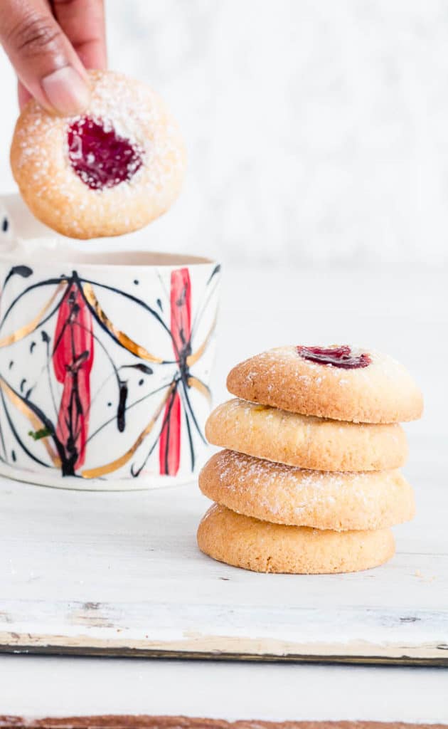 Cranberry Orange Thumbprint Cookies from Recipes from a Pantry