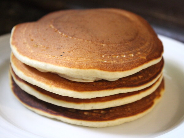 Pancakes from Just add water mix