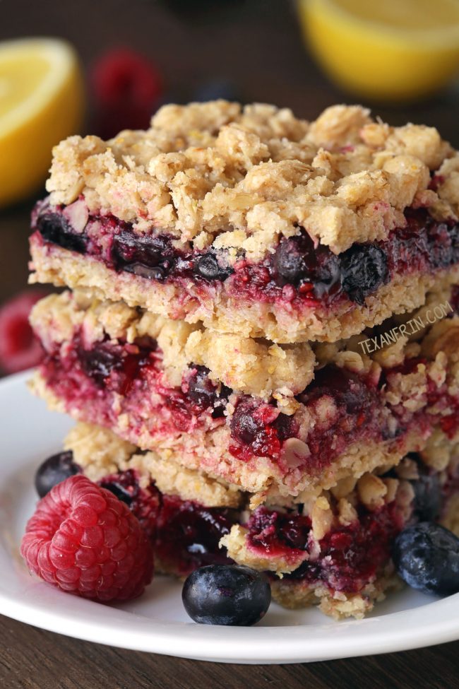 Vegan Oat Berry Bars from Texan Erin