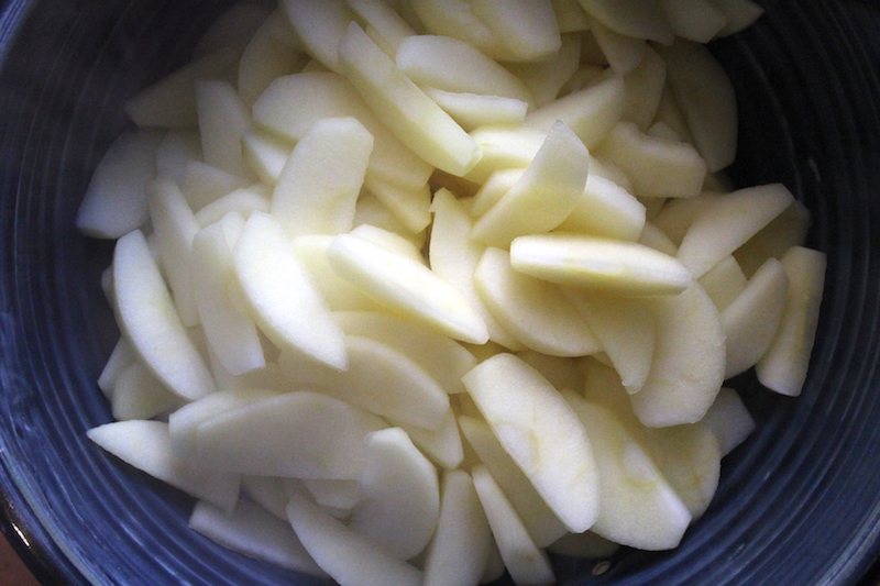 Blanched Apples for Canning apple pie filling