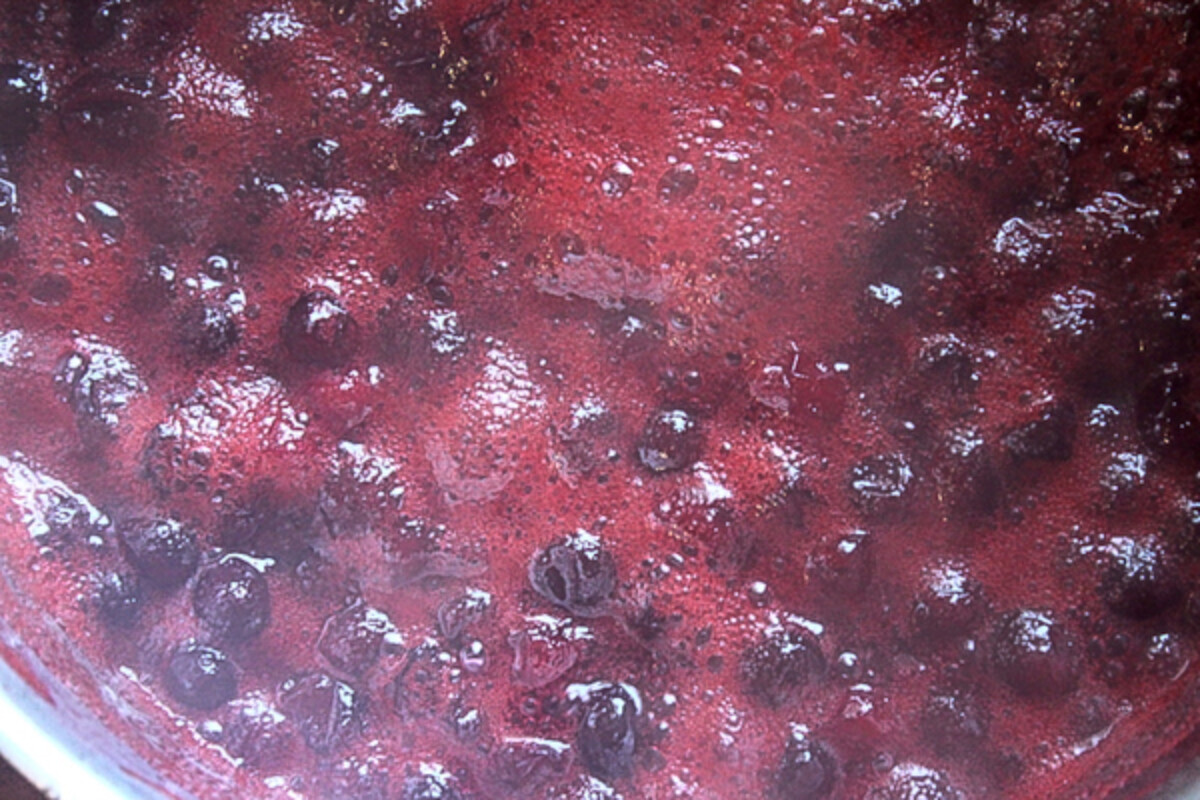 Cranberry Sauce Foaming